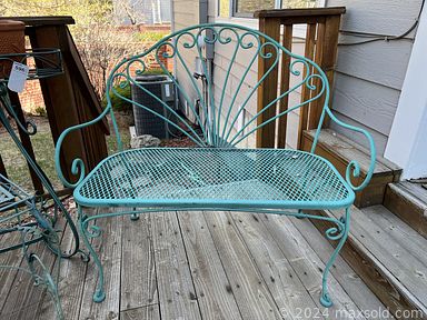 MaxSold Auction: This online auction includes furniture such as a Burl veneer wood hutch, Ethan Allen table and chair set, Stakmore folding chairs, lacquer chairs, wicker chairs, patio bench, cafe set, nightstands, dresser, rolltop desk, bedframe, sofa, loveseat, etagere and others, Conservatory violin, lamps, artworks, luggage, Dunhaven clock, kitchenware, small kitchen appliances, Lifestyler treadmill, Lionel train, office supplies, linens, clothing, accessories, vinyl records, garage tools, garden pots, Liberty floor safe and much more!