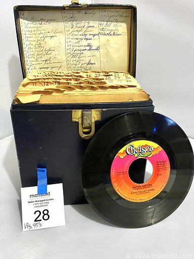 MaxSold Auction: This online auction features vintage Olympic M&M toppers, mugs, vintage vanity items, office supplies, coins, stamps, Southwest pottery, seasonal decor, kitchenware, vintage children's accordion, Delft, games, vintage Cabbage Patch kids bank, baskets, Pyrex, records, train set, Rogers Bros cutlery, vintage jewelry and much more!