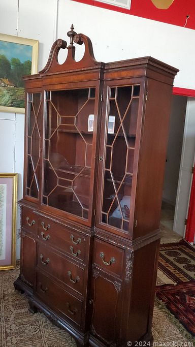 MaxSold Auction: This online auction features furniture such as a china cabinet, oak cabinet stand, buffet, vintage coffee table, curio cabinet and others, Lenox china, serving ware, wall art, seasonal decor, lamps, CDs and Bose receiver, woodworking planes, vintage copper lanterns, model trains and accessories, vintage scale, Tabriz rug and much more!