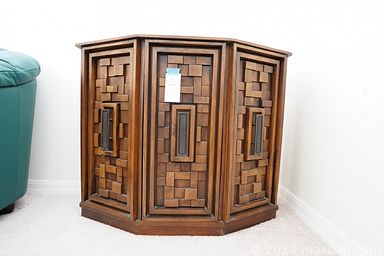 MaxSold Auction: This online auction includes furniture such as a White Fine Furniture china hutch, kitchen cart, buffet, bow front curio cabinet, birthing chair, dresser, four poster bed frame, mid-century console table, nightstands, armoire, vintage lounge chair, black entertainment center, shelving unit and others, Corningware server, Lenox, Empire and other china, lamps, kitchenware, Norman Rockwell decorative plate, Wedgwood, brass decor, Occupied Japan and other figurines, religious artifacts, Christmas items, jewelry, bags, Gym Twister chair, cleaning supplies, wall art and much more!