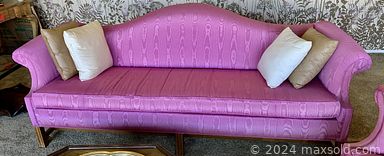 MaxSold Auction: This online auction features fine china, furniture such as MCM sofa, wood armoire, buffet with mirror, end tables and king-size beds, home decor, costume jewelry, lamps, CDs, DVDs, vinyl albums, kitchenware and much more!