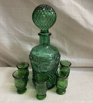 MaxSold Auction: This online auction features vintage crown empire china, electronics, perfume bottle collection, jewelry, Fitz and Floyd items, decanters, glassware, toys, chairs, comics, plush toys, posters, stoneware, nesting hat-gift boxes, glass plaque, cookware, Christmas wind chimes, beanie babies, mini cast ironware, Nancy pew figurines, Kinkade teapot, chalkware, steins, decor, coffee mugs, wood window shutters, tables, baskets and much more.