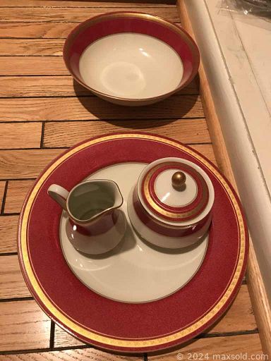 MaxSold Auction: This online auction features Mikasa China, Limoges, kitchenware, cabinet, desk, tables, chairs, sofa, office supplies, filing cabinet, Christmas decor, golf clubs, Easy chair and ottoman, electronics, bed, dresser with mirror, lamps, artwork, games, skies, patio, grill, tools, appliances, loveseat, fireplace tools and much more!