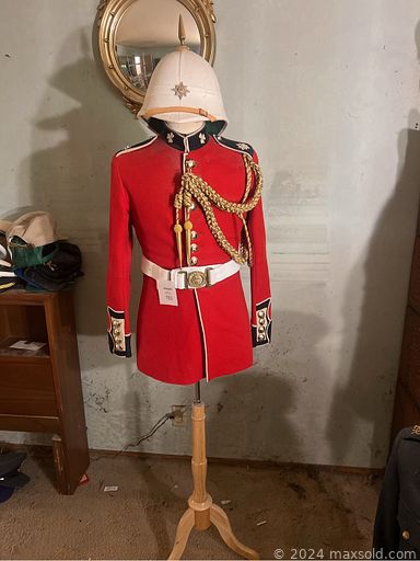 MaxSold Auction: This auction includes not in use and incomplete military and navy uniforms from WWII, German officer hats, Lieutenant Colonel hat, British Royal Navy hat, vintage fedoras, Nautical table, planes and ships replicas, Engine order telegraphs, vintage Navy items and much more.