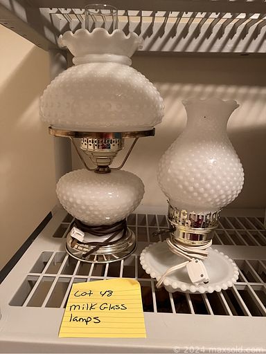 MaxSold Auction: This online auction features TV, antique school desk, bookshelves, camera, binoculars, games, small kitchen appliances, Nativity sets, milk glass lamps, tabletop books, gurgling pitcher, Trail of Painted Ponies, rooster collectibles, office supplies, craft supplies, and much, much, more!!