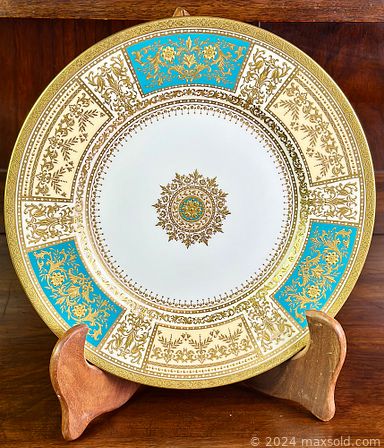 MaxSold Auction: This online auction features Imari-style lamps, Royal Crown Derby paperweights, antique Meissen figurine, crystal decanter, wood carvings, biscuit barrel, sports trading cards, Waterford crystal, cabinet plates, antique transferware plates, vintage ocean liner ephemera & souvenirs, vintage porcelain Buddha, antique Japanese Kutani plates, lidded ginger jars, and much, much, more!!!