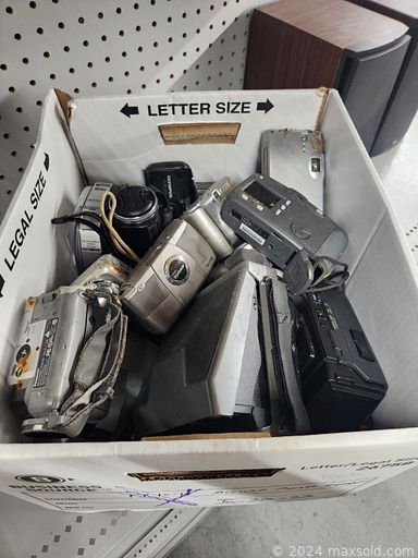 MaxSold Auction: This online auction features printers, video game consoles, small kitchen appliances, computer components, vintage Apple components, Avon steins, NIB collector Barbie, power tools, board games, bike, garden pots, bar light, yarn, cameras, powerwasher, pachinko machine, and much more!!!