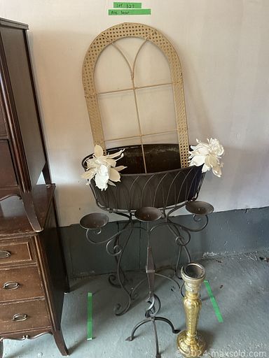 MaxSold Auction: This online auction includes furniture such as 3 seater sofa, side tables, dining table with chairs, antique china cabinet, antique dressing table, and wood buffet, kitchenware, serveware, glassware, home decor, linens, framed artwork, audio gear, vinyl LPs, clothing, and much more!