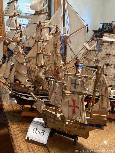 MaxSold Auction: This online auction features Victorian style sofa, Asian Apothecary Cabinet, Curio Cabinets, Antique mantel clocks, Military collectibles and figurines, bamboo woven chest, Wedgewood teapot, Brass tone Flatware, Persian helmet & shield, miniature jets and planes, Japanese Samurai Armor and much more!