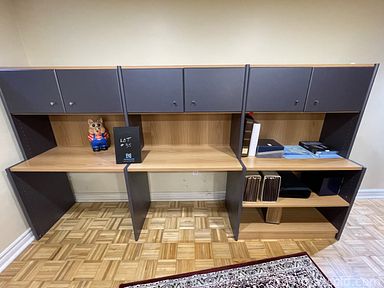 MaxSold Auction: This online auction includes furniture such as a dining table and chair set, console table, couches, occasional table, rattan dresser, rattan headboard, rocker recliners, wall units and others, vintage bottles, decor, Samsung TV, books, mobility aid, Royal Doulton figure, wool rug, lamps, Brother printer and more!