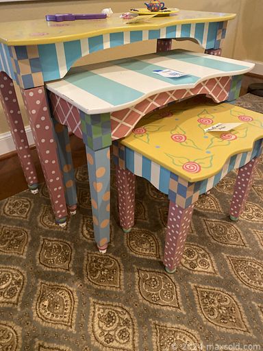 MaxSold Auction: This auction features Dining Room Suite, Crystal, Display Hutch, Stairlift, Artwork, Lamps,  Pots and Pans, Recliner, Nesting Tables, Area Rug, Formalwear, Bedroom Suite, Books, Shelving, Christmas Decor, Luggage, Hats, Office Items  more and much much more!