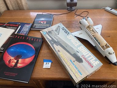 MaxSold Auction: This online auction features Coors collectibles, cameras, teacup/saucer sets, oak desk, office supplies, area rug, NASA collectibles, vinyl records, home electronics, foot lockers, angel, bell,& thimble collection, TVs, depression glass, games, Thomas Kinkade holiday collection, craft supplies, dog supplies, shelving units, shot glass collection, puzzles, women’s clothing, power & hand tools and much more!