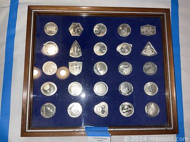 MaxSold Auction: This online auction features art glass, small kitchen appliances, wall art, wine rack, Coca-Cola collectibles, vintage Belleek, Broyhill display cabinets, S & P shakers, Royal Doulton statue, nesting dolls, coins, medals, Elvis collectibles, Lladro ornaments, upright freezer, power & hand tools, watches, costume jewelry, printer, patio furniture, snorkeling gear, games, toys, yard tools, pet products, golf clubs, bar stools, vintage books, and much, much, more!!!