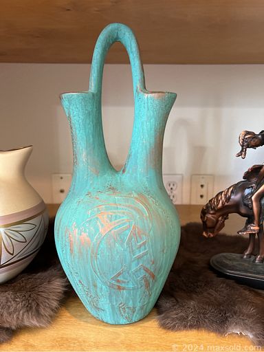 MaxSold Auction: This online auction features Navajo pottery, Southwestern pottery, Kachina dolls, miniature collector shoes, miniature tea sets, collector dolls, Kurt Adler wood houses, depression glass, Goebel Hummels, vintage metal wall art, small kitchen appliances, Shelia’s wood houses, office supplies, patio furniture, printer, office desk & chair, lift chair, display cabinets, area rugs, hand tools, doll furniture, craft supplies, toolbox, TV, and much more!