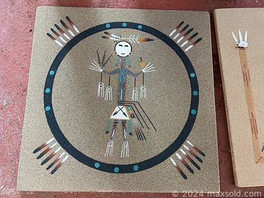 MaxSold Auction: This online auction features art glass, decorative eggs, Heritage Village collection, perfume bottles, Navajo sand art, Tribal art, metal art, stamps, games, stone decor, art pottery, Chinese relief panels, doll house furniture, Scherenschnitte art, marionettes, costume jewelry, sterling jewelry, vintage mantle clock, Dept 56 Christmas villages, S & P shakers, and much, much, more!!