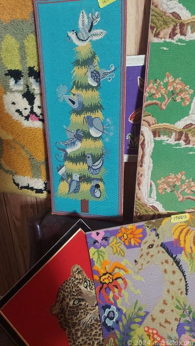 MaxSold Auction: This online auction includes furniture such as shelving units, Asian wood bench, tables, storage cabinets, nightstands, armoire, chest of drawers, vanity and others, German cut crystal, animal tapestry, dolls, decor, Asian ginger jars, wall art, Sony TV, Buddhas, frames, lamps, ceramic tiles, books, gardening supplies, media, pet supplies, electronics and much more!