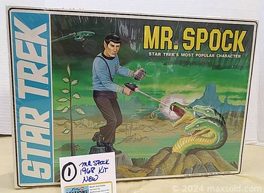 MaxSold Auction: This online auction includes model kits such as Star Trek, Star Wars and model planes, vintage porcelain, Mikasa, vintage signs, antique tools, antique chandelier, glassware, doll furniture, vintage Barbie, mannequins, MCM dresser table, and much more!