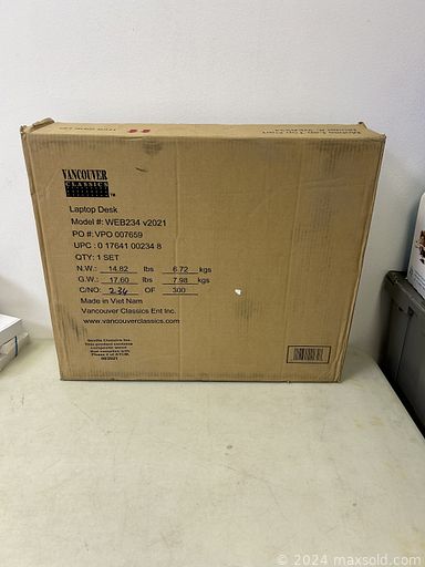 MaxSold Auction: This online auction features new Pandora charms, watches, calligraphy brushes, bankers boxes, men’s coveralls, new office supplies, new multi-functional pens, new reusable bags, Swarovski earrings, costume jewelry, new heated apparel, new pet products, collector plates, craft supplies, hand tools, and much, much, more!!!