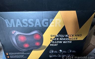 MaxSold Auction: This online auction includes a Tajima massage tool, Scentsy wax warmer, headlamps, earphones and other electronics, walk through baby gate, Wifi camera, toys, kitchenware, small kitchen appliances, Driini desk clock, portable lint remover, ultrasonic thickness gauge, vases, decor, rocking chair, step stool, water cooler, reptile heat pad, sconces, suitcases, sleep machine, books, galaxy projector, solar panels, clothing, accessories, smart watches and much more!