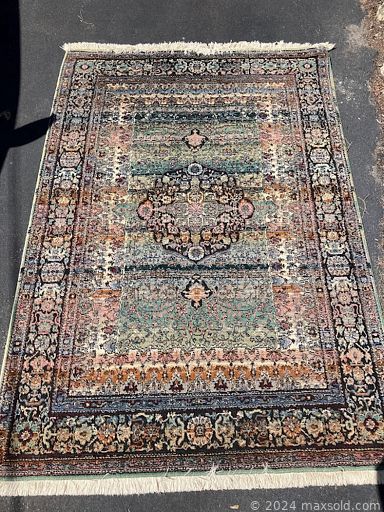 MaxSold Auction: This online auction features a sailboat hull, boxes, resin scones, pots, lamps, wall art, demijohn, glass display case, gold-painted bentwood chair, jukebox player, vintage wicker table, green canister, vintage MCM wall unit, MCM teak dining table, Nevada bike, antique weigh scales, rugs, decor and much more!