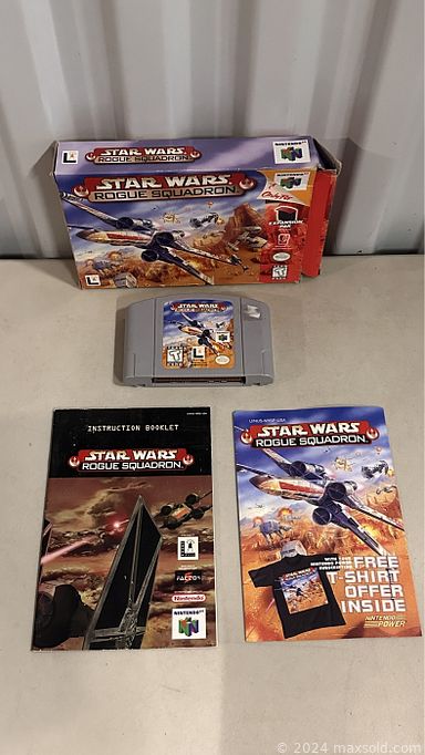 MaxSold Auction: This online auction includes Star Wars toys, Razer Kraken headphones, Atari 2600 console, Sega Genesis, PS2, Nintendo 64, and other games, Barbies, Mega Man figure, Funko Pops, Celebration Pikachu figure and other toys, Pokemon cards, Magic the Gathering cards, board games, comic books, Tobi robot smartwatch, gemstones, Nintendo power glove, Sony soundbar, remote controlled fireplace, wall art, hardware, industrial lamp, bicycles, ladder, camping supplies and many more!