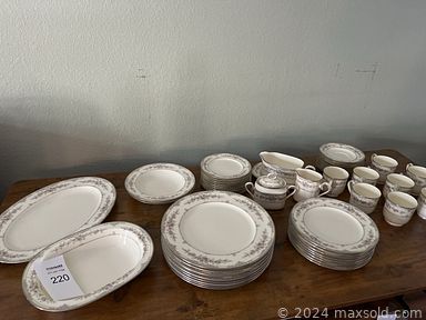 MaxSold Auction: This online auction includes furniture such as outdoor patio seating, hutch, cabinet, bookshelves, office desk, chairs, dining table, side table, couch, bed frame and others, Noritake and other china, Rogaska crystal, kitchenware, small kitchen appliances, lamps, decor, Harley Davidson gear, clothing, accessories, BBQ grill, tools, silverware, Octane Fitness elliptical, wall art, seasonal decor, Mexican pottery, Cervelo touring bike, sports memorabilia, silverware and much more!