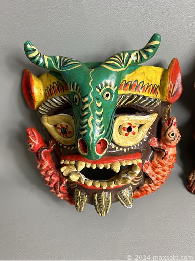 MaxSold Auction: This online auction features Morris Katz painting, Conant Ball bedroom furniture, stamps, art books, area rug, wall mask, comics, carved wall mirrors, pet products, and more!