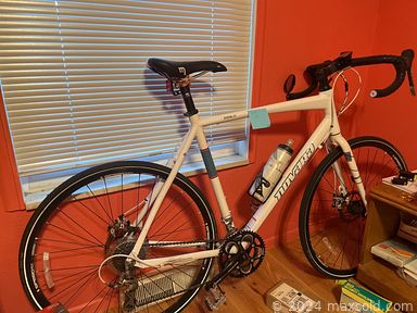 MaxSold Auction: This online auction antique desk, dresser, antique furniture, apple computer, bike, sewing machine, computer, lamps, DVDs, tv, entertainment center, recliner, side table, vacuum, chest of drawers, headboard, mitre saw, leaf blower, kitchen appliances, tools, telescope, loveseat, pool table, air compressor, camera, vases, craftsman saw, exercise machine, outdoor bench, BBQ tools, wood shelf, VHS, CDs, table and chairs, games, jackets,  lawnmower, yard tools, weed whacker, freezer, camping gear, welder, projector screen, Black and Decker hedgehog and much more!