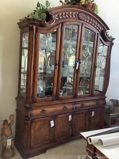 MaxSold Auction: This online auction includes furniture such as a bedframe, couch, tables, chairs, china cabinet, desk, bookcase and others, kitchenware, small kitchen appliances, tools, hardware, books, linens, office supplies, seasonal decor, household items, suitcases, cleaning supplies, yard tools, garden decor, electronics, pet items, Noritake and other china, garden decor and many more!