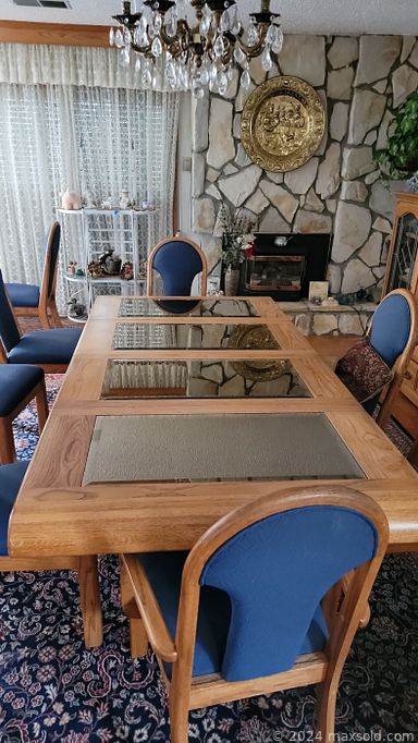 MaxSold Auction: This online auction features oak dining table & chairs, area rugs & runners, desks, office chairs, printer, wicker furniture, daybed, small kitchen appliances, sewing supplies, fabric, yarn, office supplies, vacuums, men’s clothing, lederhosen, Barry Leighton-Jones artwork, patio furniture, garden art, live plants, garden pots, smoker, camping gear, fishing gear, hand tools, and much more!