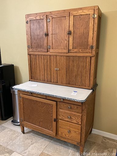 MaxSold Auction: This online auction features 65” Samsung TV, home theater system, handmade pottery, fine china, vintage stamp collection, furniture such as antique armoire, oak hoosier, English oak dresser, cherry wood dresser and bar stools, LP records, small kitchen appliances, lamps, books, glassware, costume jewelry, Weber grill, NIB Roku and much more!