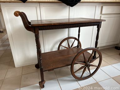 MaxSold Auction: This online auction features vintage clock, perfume bottle, binoculars, antique books, art glass, Iridescent glass, vintage dolls, crafting supplies, hand tools, yard tools, Blue Willow dishes, carved wooden figurines, Fenton glass, Heisey glass, collector plates, blanket chest, ephemera, and much, much, more!!!