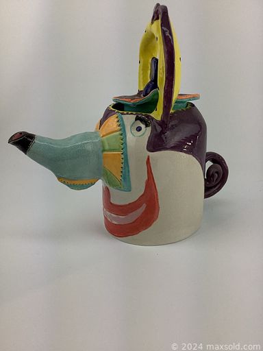 MaxSold Auction: This online auction features chandeliers, teacup/saucer sets, art glass, novelty teapot, vintage Terracotta figurines, vintage hanging chair, MCM mirror, TV, DVDs, vintage fireplace andirons, women’s clothing, collectible dishes, small kitchen appliances, souvenir dishes, vintage toys, vintage puppets, games, puzzle, and much, much, more!!!