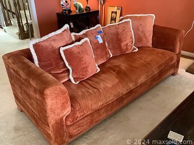 MaxSold Auction: This online auction includes furniture such as tables, chairs, patio furniture, TV stand, bedframe, bench, nightstands, upholstered chairs, bar stools, orange sofa and others, kitchenware, small kitchen appliances, china, linens, vases, decor, wall art, cleaning tools, electronics, seasonal decor, books, yard tools, garden decor, mirror, Frigidaire mini fridge, clothing, accessories, cat supplies, Limoges, cleaning supplies and many many more!