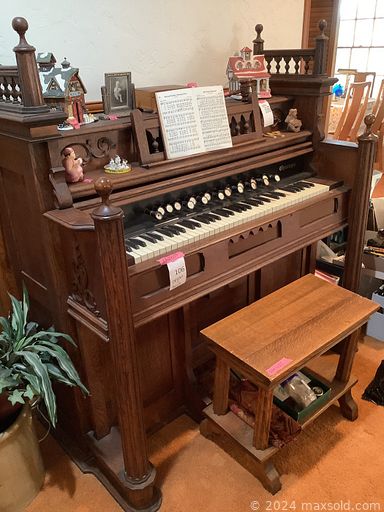 MaxSold Auction: This online auction features office supplies, desks, art supplies, vintage children’s books, printers, men’s & ladies clothing, vintage jewelry, watches, jewelry armoire, area rugs, room divider, Chicago organ, nesting dolls, uranium glass, TV, hope chest, stereo components, player piano, decorative plates, refrigerator, vintage tins, patio furniture, fishing gear, window AC unit, power tools, and much more!