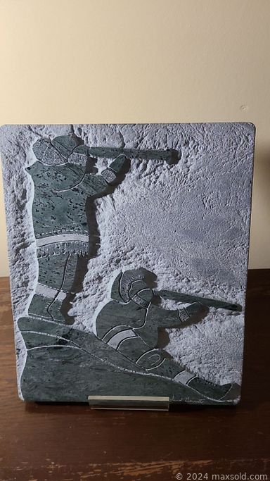 MaxSold Auction: This Charity/Fundraising Online Auction features  snowshoes, wine demijohn, David Bernett sculpture, planters, gemstone diorama, clay jug, vintage chairs, desk, TV, Indonesian batiques, area rug, vinyl records, small kitchen appliances, art glass, collector plates, costume jewelry, lawnmower, DVDs, and much, much, more!!