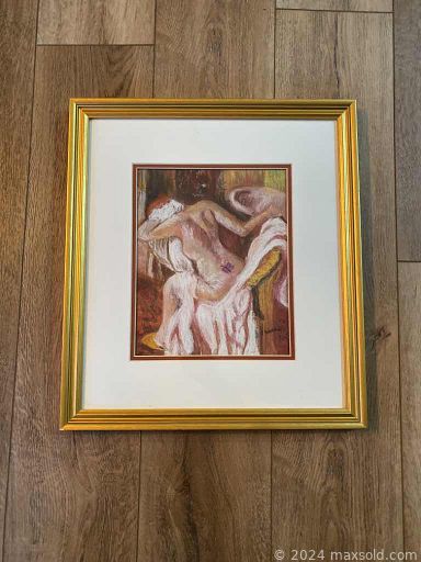 MaxSold Auction: This online auction features framed original art such as original pastels, original watercolors and block prints!