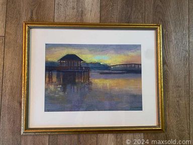 MaxSold Auction: This online auction features framed original art such as original pastels, original watercolors and block prints!