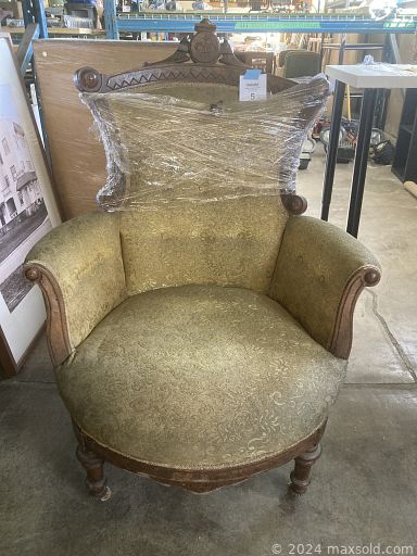 MaxSold Auction: This online auction features Foam Connecting Mats, Garage Rack, Peg Board (Metal) and Mini Bins, Monitor Wall Mount, Bathroom Vanity and Mirror, Rolling Rack with Cubbies, Leather Well Worn Couch and much more!