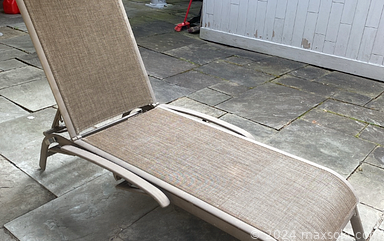 MaxSold Auction: This online auction includes desk, workbench, tables, cast aluminum outdoor chairs, tables, corner dresser, shelving units, bedframe, wood console table, bench, sofa and others, elliptical machine, treadmill, decorative plates, kitchenware, small ktichen appliances, rugs, wall art, barawaee, linens, fireplace accessories, lamps, mirror, electronics, cleaning supplies, smoker BBQ grill, gardening tools, planters, ladders and many more!