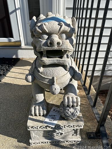 MaxSold Auction: This online auction includes Christmas decor, furniture such as wooden dressers, deacon bench, vintage desk, side tables, dining room table and chairs, wrought iron benches and twin beds, CDs, bakeware, small kitchen appliances, stone statues, glassware, kitchenware, and much more!