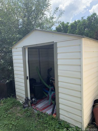 MaxSold Auction: This online auction includes furniture such as a bathroom shelving unit, vintage tables, dresser, toddler bed, nesting tables, storage furniture, outdoor bench and others, shed, gazebo, Aibcon door lock, decor, rugs, lamps, linens, kids items, kitchenware, small kitchen appliances, car jack, BBQ grill and more!