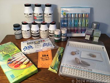 MaxSold Auction: This online auction features Myott ironstone, vintage bottles & tins, small kitchen appliances, vintage architectural elements, Longaberger baskets, bike, desk & chair, crocks, vintage fitness gear, craft supplies, scrapbooking supplies, office supplies, patio furniture, leather sling rocker, child’s art tables, drafting table & chair, and much more!