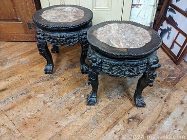 MaxSold Auction: This online auction features art glass, vintage Pyrex & Corningware, vintage cuckoo clock, depression glass, pie recipe plate, art pottery, music boxes, teapots, teacup/saucer sets and much more!