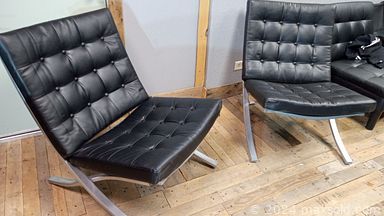 MaxSold Auction: This online auction includes furniture such as a dressing room chair, portable table, MCM side table, Barcelona chairs, vinyl couch, pink chairs and others, clothing, jewelry, accessories, vintage toys, Legos, lamps, air conditioners, infrared face scanner, Bender electric guitar, Pacman arcade game, trading cards and more!