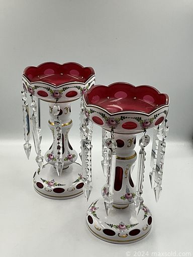 MaxSold Auction: This online auction features decorative plates, Bohemian glass lustres, sterling silver jewelry, vintage Scotch whiskey collectibles, antique mantel clock, charm bracelet, souvenir spoons, cloisonne vase, vintage ashtrays, decanters, Hummels, Royal Doulton figurines, Lladro figurines,  soapstone carvings, art glass, pewter pieces, wood carvings, blue & white dishware, Indonesian mask, coins, currency, vinyl records, Asian scrolls, teacup/saucer sets, and much, much, more!!!