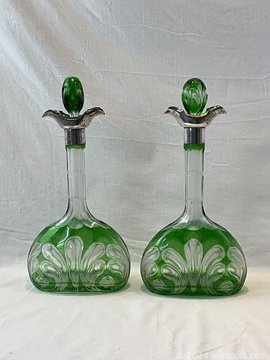 MaxSold Auction: This online auction features antique jewelry, Waterford glassware, gold jewelry, Cinnabar snuff bottle, soapstone carving, sterling silver jewelry, teacup/saucer sets, crystal bells, vintage Cloisonne items, harmonicas, antique snuff bottle, art glass, clock garniture, coins, Friedlaender decanters, watches, Jim Howle LE prints, Margaret Thomson oil paintings, antique cheffionier, vintage books, antique writing desk, teak furniture, vintage scotch advertising collectibles, and much, much, more!!!