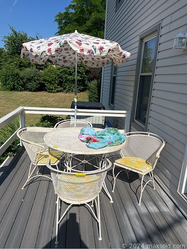 MaxSold Auction: This online auction includes furniture such as a La-Z-Boy rocker recliner, patio set, computer desk, filing cabinet, bench, chairs, table, bookshelf, wicker chair, vintage desk, leather recliner, coffee table, shelving units, tools, hardware, Singer sewing machine, sewing notions, wall art, dolls, stuffed animals, toys, puzzles, mirror, light fixtures, carved figures, office supplies, electronics, Body Solid Gym, kitchenware, small kitchen appliances, shoes, clothing, luggage, accessories, seasonal decor, linens, sterling silver, pottery, books, CDs, art exhibit cards, home health aids and many more!