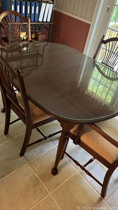 MaxSold Auction: This online auction features Shawnee pottery, Ethan Allan furniture, collectible porcelain beagles, exercise equipment, patio furniture, Fenton glass, desk, solid oak dresser, McCoy pottery, vintage fiesta ware pottery, L.H. Harris bench & chairs and much more!