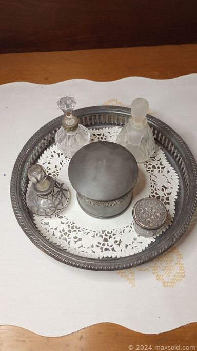 MaxSold Auction: This online auction includes furniture such as a desk, wood chairs, bookshelf, marble top table, dining table set, dresser, couch, poster bed and others, Asian decor, candles, frames, Noritake, Limoges and other china, cut glass, blue dishware, Fostoria crystal, silverware, Longaberger and other baskets, outdoor items, wooden nesting dolls, vintage children’s kitchen items, vintage tins, Christmas decor, crocks, typewriter, luggage, Charbroil grill, wheelbarrow, books, M.J. Hummel dolls, signed baseballs, jewelry and much more!